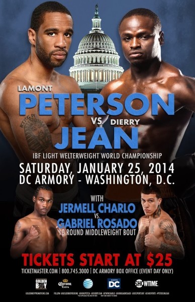 Peterson vs Jean Charlo vs Rosado Jan 25